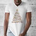 Baseball Christmas Tree Light Xmas Tees Boys Kids Men Men's V-Neck T-Shirt Baseball Christmas Tree Light Xmas Tees Boys Kids Men Men's V-Neck T-Shirt