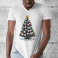 Baseball Christmas Tree Men Boys Youth Santa Sports Men's V-Neck T-Shirt Baseball Christmas Tree Men Boys Youth Santa Sports Men's V-Neck T-Shirt