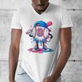 Baseball Drip 8th 8 Year Old Birthday Boys Pitcher Player Men's V-Neck T-Shirt Baseball Drip 8th 8 Year Old Birthday Boys Pitcher Player Men's V-Neck T-Shirt