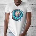 Baseball Drip Ice Cream Sprinkles Baseball Player Premium Tri-Blend Men's V-Neck T-Shirt Baseball Drip Ice Cream Sprinkles Baseball Player Premium Tri-Blend Men's V-Neck T-Shirt