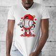 Baseball Drip Valentines Men's V-Neck T-Shirt Baseball Drip Valentines Men's V-Neck T-Shirt