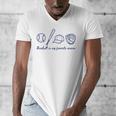 Baseball Is My Favorite Season Sports Minimalist Line Art Men's V-Neck T-Shirt Baseball Is My Favorite Season Sports Minimalist Line Art Men's V-Neck T-Shirt