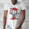 Baseball Ice Cream Drip Valentines Day Sports For Kids Boys Men's V-Neck T-Shirt Baseball Ice Cream Drip Valentines Day Sports For Kids Boys Men's V-Neck T-Shirt