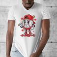 Baseball Ice Cream Valentine Dripping Game Day Men Boys Kids Men's V-Neck T-Shirt Baseball Ice Cream Valentine Dripping Game Day Men Boys Kids Men's V-Neck T-Shirt