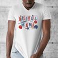 Baseball Mama Mom Mother Vintage Game Day Men's V-Neck T-Shirt Baseball Mama Mom Mother Vintage Game Day Men's V-Neck T-Shirt