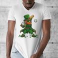 Baseball St Patricks Day Leprechaun Boys Girls Men Women Men's V-Neck T-Shirt