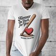 Baseball Valentine Forever On Deck For You Tee Men's V-Neck T-Shirt Baseball Valentine Forever On Deck For You Tee Men's V-Neck T-Shirt