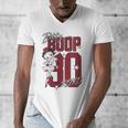 Betty Boop Baseball Logo Jersey With Stars Cute Cartoon Men's V-Neck T-Shirt Betty Boop Baseball Logo Jersey With Stars Cute Cartoon Men's V-Neck T-Shirt