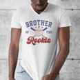 Brother Of Rookie 1st Birthday Baseball Boy Family Matching Men's V-Neck T-Shirt Brother Of Rookie 1st Birthday Baseball Boy Family Matching Men's V-Neck T-Shirt