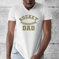 Bucket Dad Softball Dad Baseball Player Dad Men's V-Neck T-Shirt Bucket Dad Softball Dad Baseball Player Dad Men's V-Neck T-Shirt