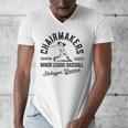 Chairmakers Sheboygan Minor League Baseball Men's V-Neck T-Shirt Chairmakers Sheboygan Minor League Baseball Men's V-Neck T-Shirt
