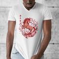 Chinese New Year 2026 Year Of The Horse Raglan Baseball Tee Men's V-Neck T-Shirt