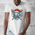 Christmas Baseball Drip For Boys Kids Ice Cream Drip Men's V-Neck T-Shirt Christmas Baseball Drip For Boys Kids Ice Cream Drip Men's V-Neck T-Shirt
