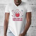 Cute Dentist Valentine Love You To The Molars Teeth Pun Raglan Baseball Tee Men's V-Neck T-Shirt Cute Dentist Valentine Love You To The Molars Teeth Pun Raglan Baseball Tee Men's V-Neck T-Shirt