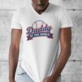 Dad Daddy Of The Rookie Baseball Men's V-Neck T-Shirt Dad Daddy Of The Rookie Baseball Men's V-Neck T-Shirt