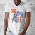 Francisco Lindor New York M Baseball Players MLBFLI304N Men's V-Neck T-Shirt