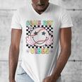 Game Day Vibes Softball Baseball Groovy Game Day Girls Women Men's V-Neck T-Shirt Game Day Vibes Softball Baseball Groovy Game Day Girls Women Men's V-Neck T-Shirt