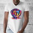 Gen Alpha Slang Ice Cream Drip Six Seven 67 Baseball Catcher Men's V-Neck T-Shirt Gen Alpha Slang Ice Cream Drip Six Seven 67 Baseball Catcher Men's V-Neck T-Shirt