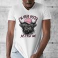 I'm Head Heffa Just Ask Me Bossy Highland Cow Baseball Cap Men's V-Neck T-Shirt I'm Head Heffa Just Ask Me Bossy Highland Cow Baseball Cap Men's V-Neck T-Shirt