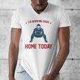 I'm Working From Home Today Baseball Lover Men Women Men's V-Neck T-Shirt