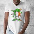 Kids Boys St Patricks Day Irish Flag Kids Baseball Ice Cream Drip Men's V-Neck T-Shirt Kids Boys St Patricks Day Irish Flag Kids Baseball Ice Cream Drip Men's V-Neck T-Shirt