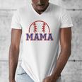 Mom Of Rookie 1st Birthday Baseball Boy Family Matching Men's V-Neck T-Shirt Mom Of Rookie 1st Birthday Baseball Boy Family Matching Men's V-Neck T-Shirt
