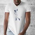 Philly Bedlam Bedlam At The Bank Philadelphia Baseball Premium Tri-Blend Men's V-Neck T-Shirt