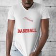 Proud Sister Of A Baseball Senior Class Of 2026 Graduation Men's V-Neck T-Shirt Proud Sister Of A Baseball Senior Class Of 2026 Graduation Men's V-Neck T-Shirt