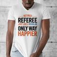 Retired Basketball Referee For Baseball Refs Men's V-Neck T-Shirt Retired Basketball Referee For Baseball Refs Men's V-Neck T-Shirt