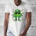 Shamrocks Playing Baseball St Patricks Day 6 7 Meme Men Boys Men's V-Neck T-Shirt Shamrocks Playing Baseball St Patricks Day 6 7 Meme Men Boys Men's V-Neck T-Shirt