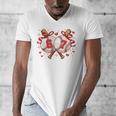 Six Seven 67 Meme Baseball Coquette Bow Valentine Men's V-Neck T-Shirt Six Seven 67 Meme Baseball Coquette Bow Valentine Men's V-Neck T-Shirt