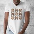 Soccer Bow Game Day Baseball Coquette Bow Women Girls Men's V-Neck T-Shirt Soccer Bow Game Day Baseball Coquette Bow Women Girls Men's V-Neck T-Shirt