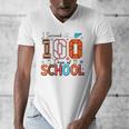 I Survived 100 Days Baseball Football Basketball School Kids Men's V-Neck T-Shirt I Survived 100 Days Baseball Football Basketball School Kids Men's V-Neck T-Shirt