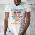 I Survived 67 Days Of School Baseball Drip Six Seven Meme Men's V-Neck T-Shirt I Survived 67 Days Of School Baseball Drip Six Seven Meme Men's V-Neck T-Shirt