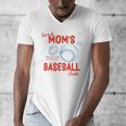 Tired Baseball Mom Club Baseball Mama Mother's Day Men's V-Neck T-Shirt Tired Baseball Mom Club Baseball Mama Mother's Day Men's V-Neck T-Shirt