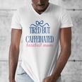 Tired But Caffeinated Baseball Mom Trendy Tired Baseball Mom Men's V-Neck T-Shirt Tired But Caffeinated Baseball Mom Trendy Tired Baseball Mom Men's V-Neck T-Shirt