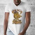 Twin Falls Taters Minor League Baseball Team Men's V-Neck T-Shirt Twin Falls Taters Minor League Baseball Team Men's V-Neck T-Shirt