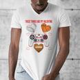 Valentines Day Boys Men Hearts Gaming Football Baseball Love Premium Tri-Blend Men's V-Neck T-Shirt Valentines Day Boys Men Hearts Gaming Football Baseball Love Premium Tri-Blend Men's V-Neck T-Shirt