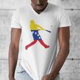 Venezuela Baseball Men's V-Neck T-Shirt Venezuela Baseball Men's V-Neck T-Shirt
