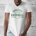 Wizard Of Oz Emerald City Baseball Costume Halloween Men's V-Neck T-Shirt