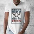 They Don’t Think It Be Like It Is But It Do Baseball Men's V-Neck T-Shirt They Don’t Think It Be Like It Is But It Do Baseball Men's V-Neck T-Shirt