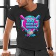 100 Days Of School Baseball Drip 100 Days For Boys And Kids Men's V-Neck T-Shirt 100 Days Of School Baseball Drip 100 Days For Boys And Kids Men's V-Neck T-Shirt