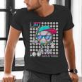 100 Days Of School Baseball Drip Ice Cream Boys Kids Men's V-Neck T-Shirt 100 Days Of School Baseball Drip Ice Cream Boys Kids Men's V-Neck T-Shirt
