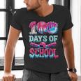 100 Days Of School Baseball Ice Cream Drip For Boys Kid Men's V-Neck T-Shirt 100 Days Of School Baseball Ice Cream Drip For Boys Kid Men's V-Neck T-Shirt