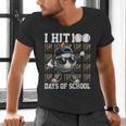 100 Days Of School Boys Kids 100th Day Balls Baseball Kids Men's V-Neck T-Shirt