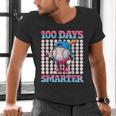 100 Days Smarter Baseball Drip Boys 100 Days Of School Kids Men's V-Neck T-Shirt 100 Days Smarter Baseball Drip Boys 100 Days Of School Kids Men's V-Neck T-Shirt
