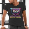 100 Drippy Days Of School Baseball For Boy Kids Men's V-Neck T-Shirt 100 Drippy Days Of School Baseball For Boy Kids Men's V-Neck T-Shirt