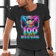 100 Drippy Days Of School Baseball Ice Cream 100th Day Boys Men's V-Neck T-Shirt 100 Drippy Days Of School Baseball Ice Cream 100th Day Boys Men's V-Neck T-Shirt