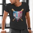 11th Birthday 11yr 2014 Baseball 11 Player 11th Birthday Men's V-Neck T-Shirt 11th Birthday 11yr 2014 Baseball 11 Player 11th Birthday Men's V-Neck T-Shirt