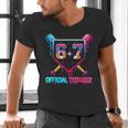 13th Birthday Official Teenager 67 Baseball Drip Boys Men's V-Neck T-Shirt 13th Birthday Official Teenager 67 Baseball Drip Boys Men's V-Neck T-Shirt